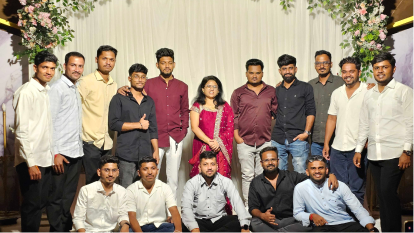 SiGa Systems team gathered for a group event